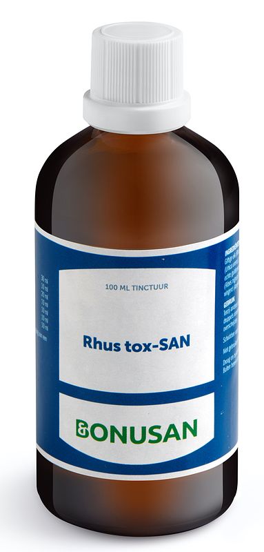 Foto van Bonusan rhus tox-san tinctuur