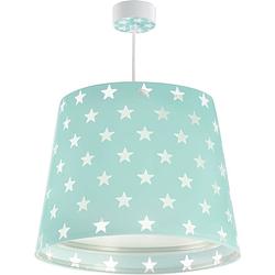 Foto van Dalber hanglamp stars glow in the dark 33 cm turquoise