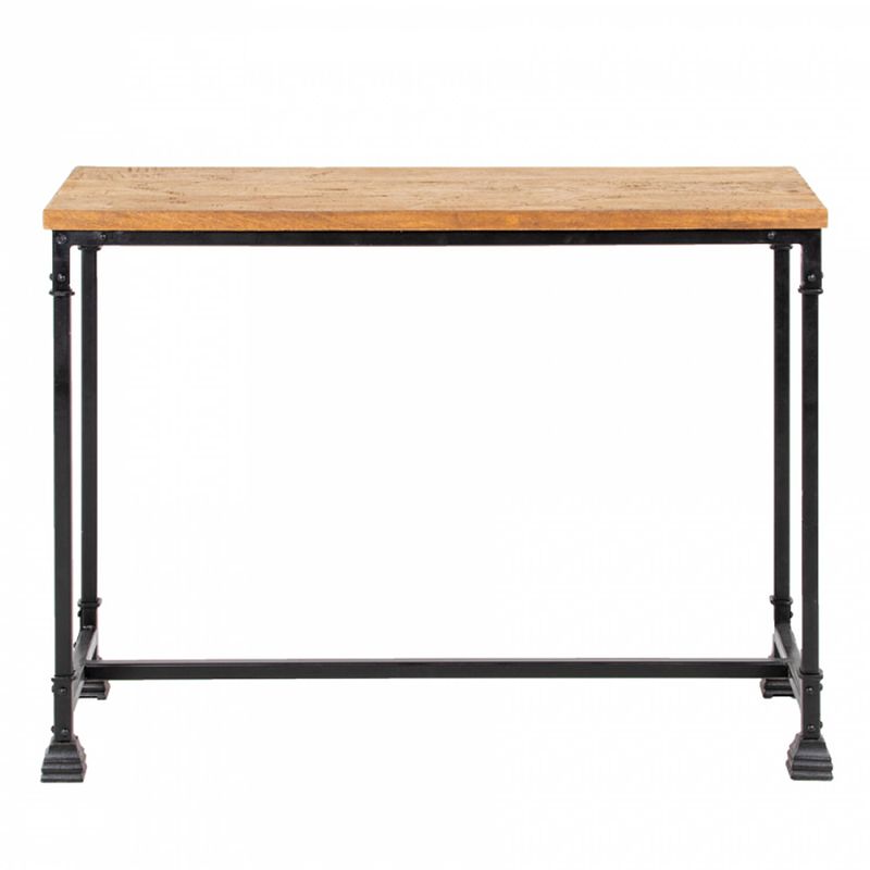 Foto van Giga meubel sidetable acaciahout - metaal - 112x40x83cm - fred