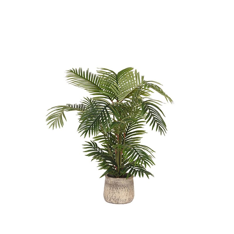 Foto van Label51 areca palm - groen - kunststof - 110 cm