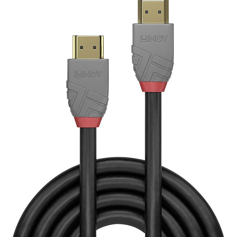 Foto van Lindy hdmi aansluitkabel hdmi-a stekker, hdmi-a stekker 3.00 m zwart 36964 hdmi-kabel