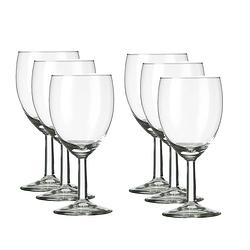 Foto van 6x luxe witte wijn glazen 240 ml gilde - wijnglazen