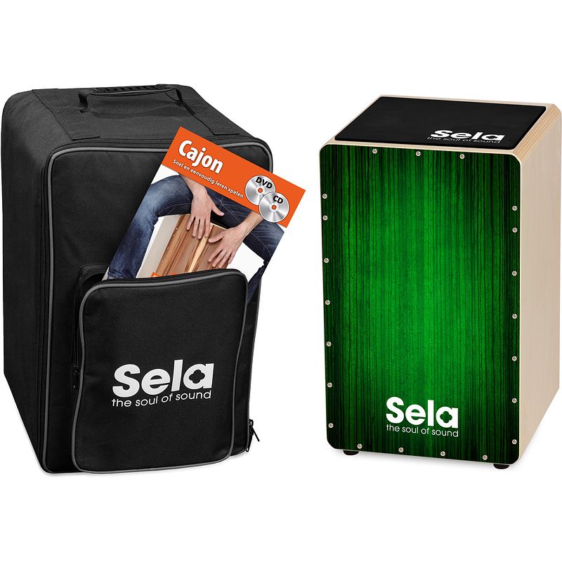 Foto van Sela se 149 nl varios green cajon bundel + tas, pad, boekje etc.