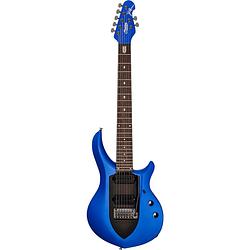 Foto van Sterling by music man john petrucci signature majesty maj170 siberian saphire 7-snarige elektrische gitaar met deluxe gigbag