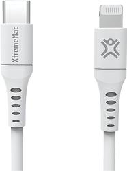 Foto van Xtrememac usb c naar lightning kabel 2m kunststof wit