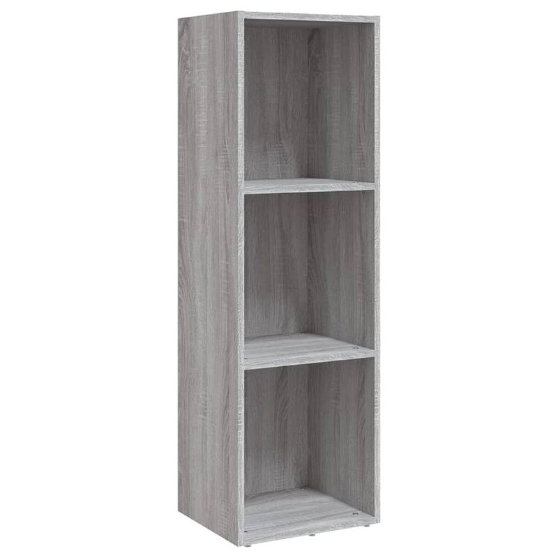 Foto van Vidaxl boekenkast/tv-meubel 36x30x114 cm hout grijs sonoma eiken