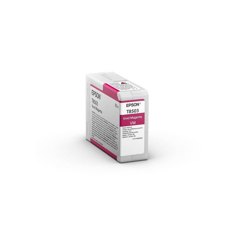 Foto van Epson inktpatroon viv. magenta t 850 80 ml t 8503