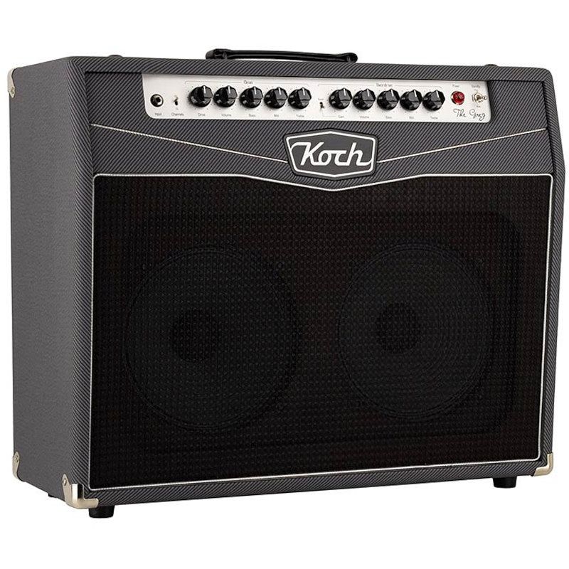 Foto van Koch the greg tg50 black tweed 50w 2x10 inch gitaarversterker combo