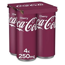 Foto van Cocacola cherry 4 x 250ml bij jumbo