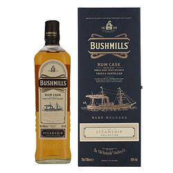 Foto van Bushmills the steamship rum cask reserve 70cl whisky + giftbox