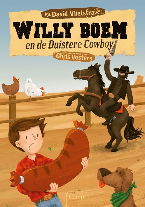 Foto van Willy boem en de duistere cowboy - chris vosters, david vlietstra - hardcover (9789044834284)