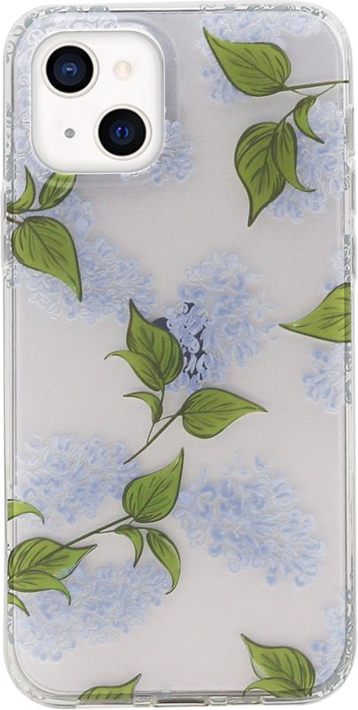 Foto van Bluebuilt blue garden soft case apple iphone 13 mini back cover transparant