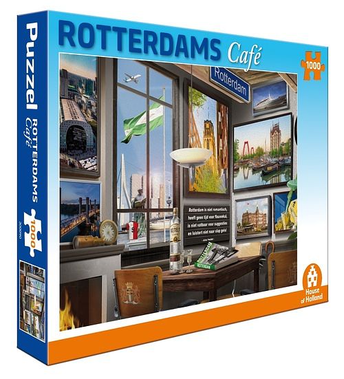 Foto van Rotterdams café puzzel 1000 stukjes