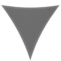 Foto van Kopu® schaduwdoek driehoek 3,6x3,6x3,6 mtr waterdicht 230 grams grijs