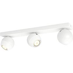 Foto van Philips hue buckram 3-spot opbouwspot white ambiance wit