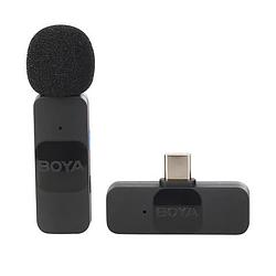 Foto van Boya ultra-compacte draadloze microfoon by-v10 voor android