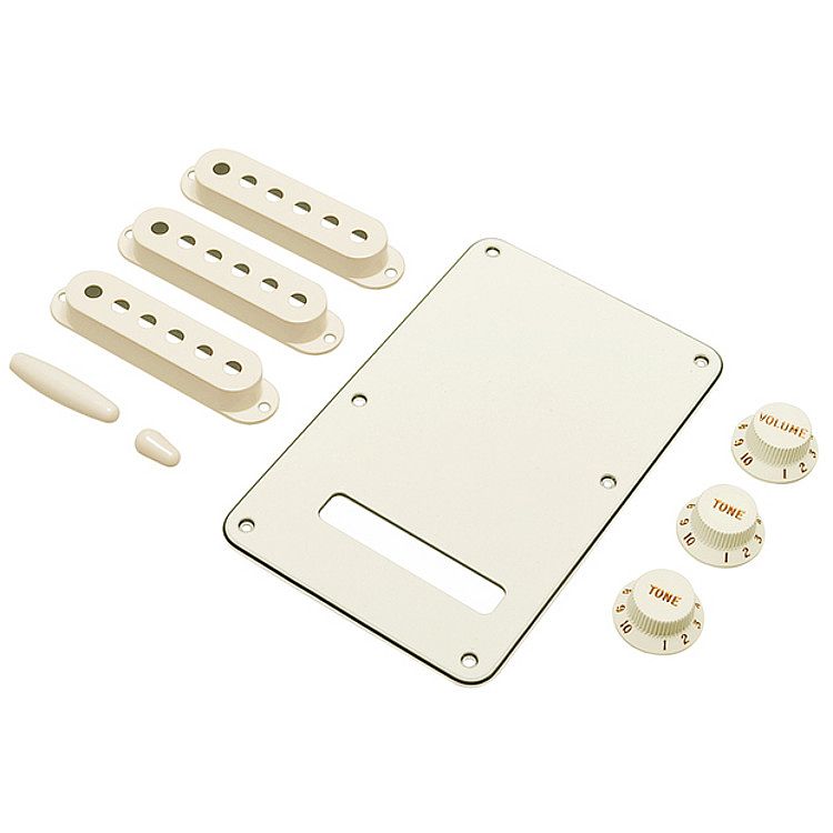 Foto van Fender accessoire kit voor stratocaster parchment