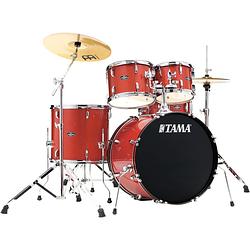 Foto van Tama st52h5-cds candy red sparkle stagestar starterkit incl. bekkens