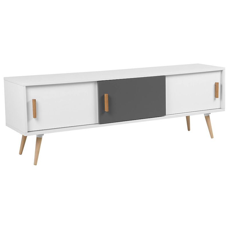 Foto van Beliani indiana - dressoir-wit-mdf