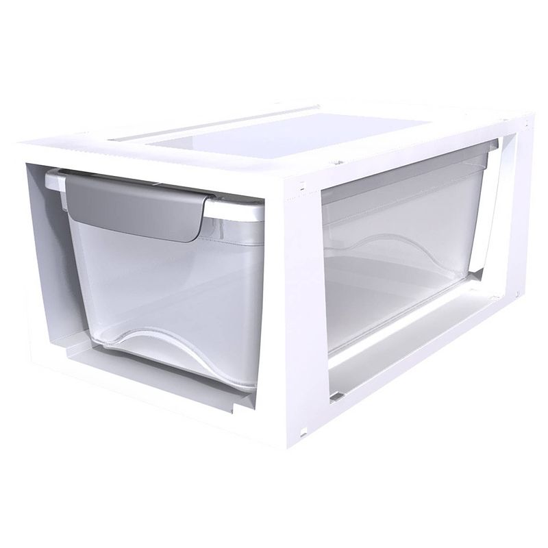 Foto van Sunware omega drawer unit - 6 l - transparant/wit