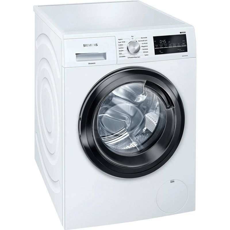 Foto van Siemens iq500 wm14g400 wasmachine voorbelading 8 kg 1400 rpm c wit