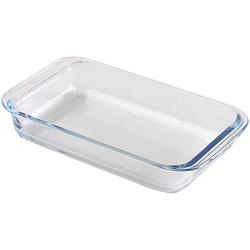 Foto van Chef traiteur ovenschaal van borosilicaat glas - rechthoek - 1 liter - 26 x 15 x 5 cm - ovenschalen