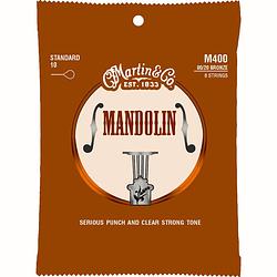 Foto van Martin strings m400 standard mandolin 80/20 bronze