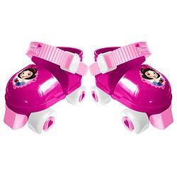 Foto van Disney rolschaatsen met bescherming princess roze maat 23-27