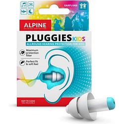 Foto van Alpine pluggies kids - gehoorbescherming voor kinderen - oordoppen - wit - snr 25 db - 1 paar