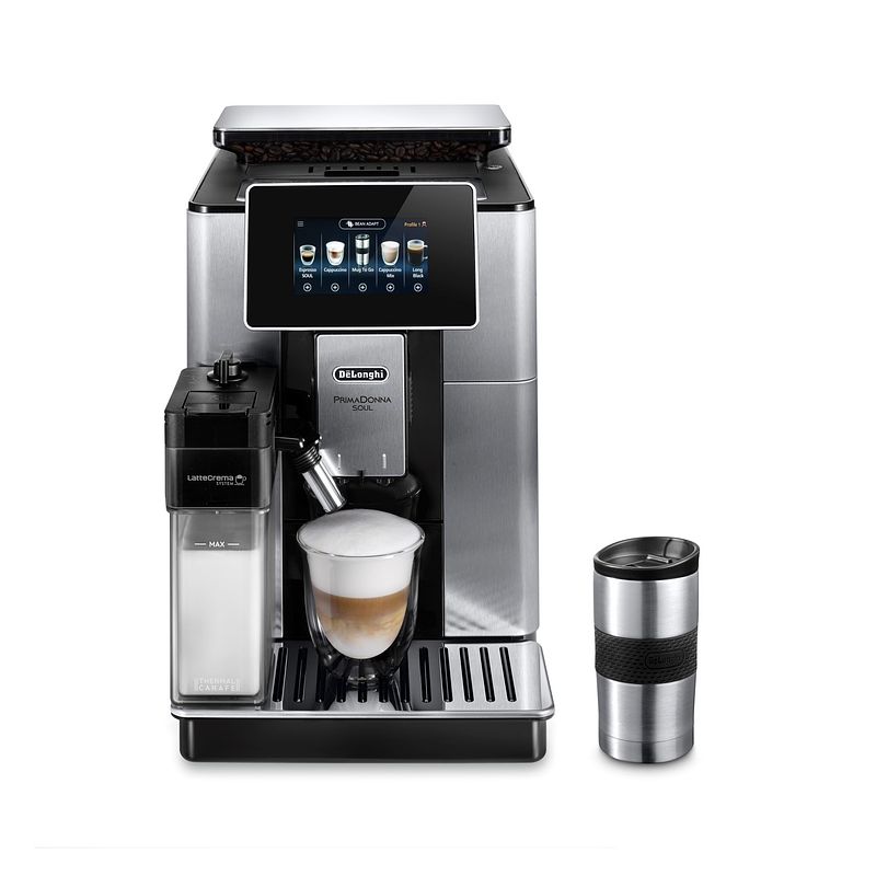 Foto van Delonghi ecam610.74.mb primadonna soul volautomaat zwart