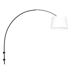 Foto van Moderne wandlamp - steinhauer - metaal - modern - klassiek - e27 - l: 135cm - voor binnen - woonkamer - eetkamer - zwart