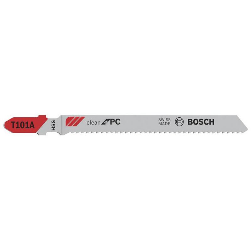 Foto van Bosch accessories 2608631670 decoupeerzaagblad t 101 a, special for acrylic, verpakking van 3 stuks 3 stuk(s)