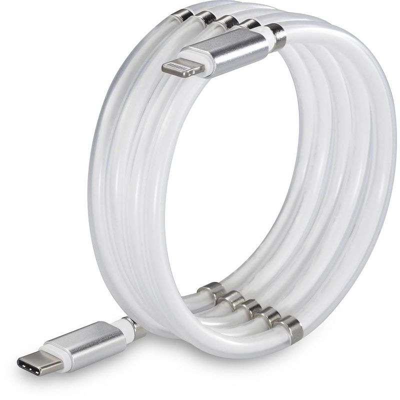 Foto van Renkforce usb-kabel usb 2.0 usb-c stekker, apple lightning stekker 2.00 m wit to-6886782