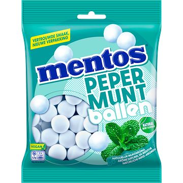 Foto van Mentos pepermuntballen 220g bij jumbo