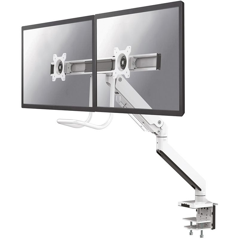 Foto van Neomounts by newstar nm-d775dxwhite bureausteun voor flatscreens