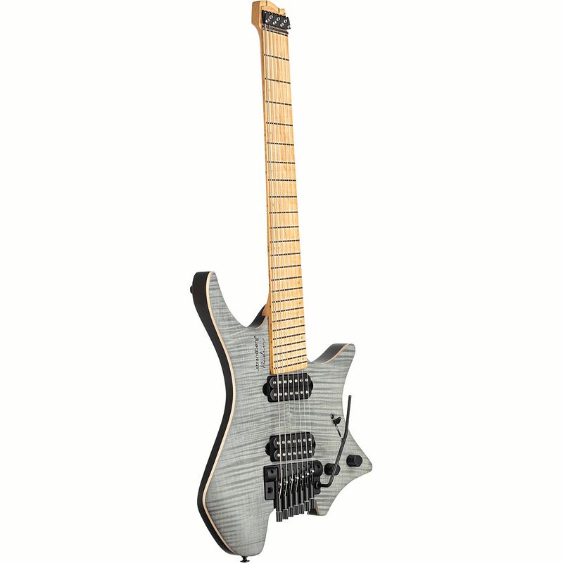 Foto van Strandberg boden standard nx 7 tremolo charcoal 7-snarige multiscale elektrische gitaar met gigbag