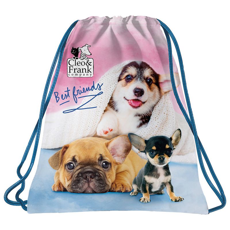 Foto van Cleo & frank gymbag best friends - 41 x 35 cm - polyester