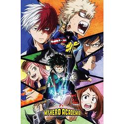 Foto van Pyramid my hero academia characters mosaic poster 61x91,5cm