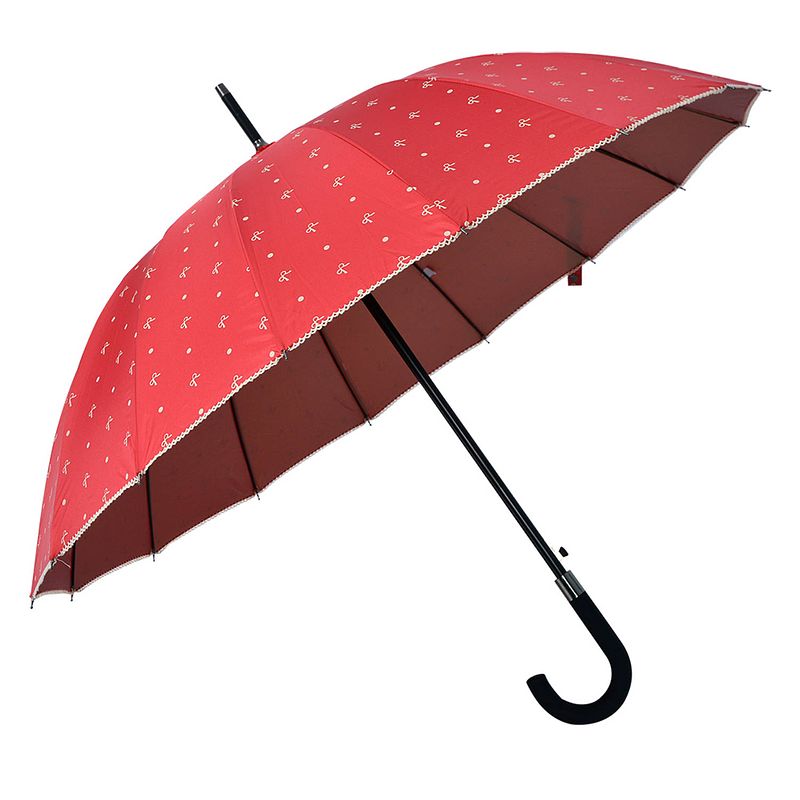 Foto van Juleeze paraplu volwassenen ø 98 cm rood polyester regenscherm