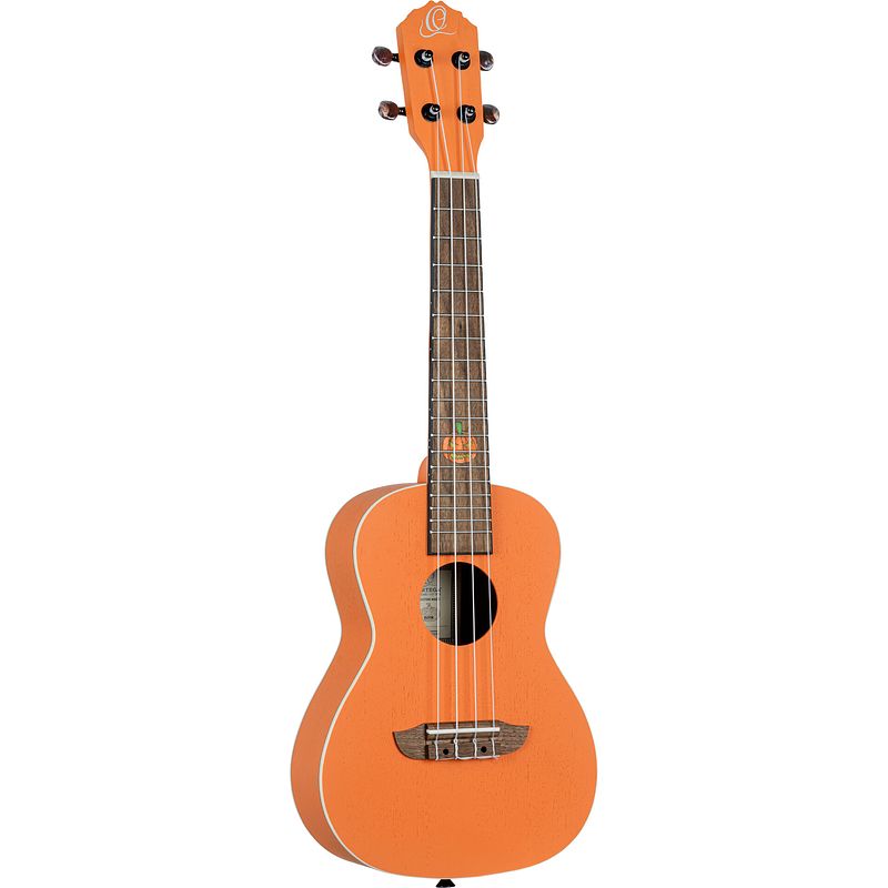 Foto van Ortega limited edition halloween ukulele ruhw concert ukelele