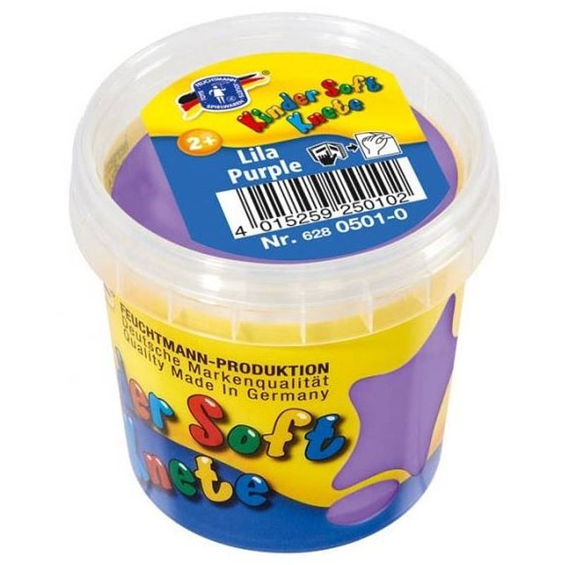 Foto van Feuchtmann kinder soft knete basic klei 150 gram paars