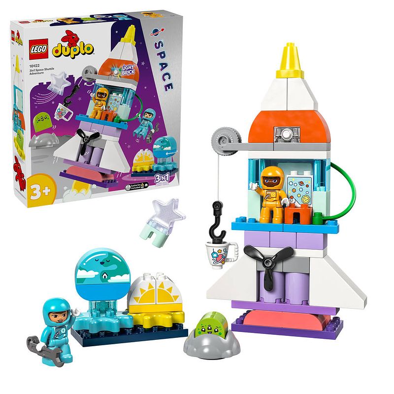 Foto van Lego duplo 3-in-1 ruimteavontuur 10422