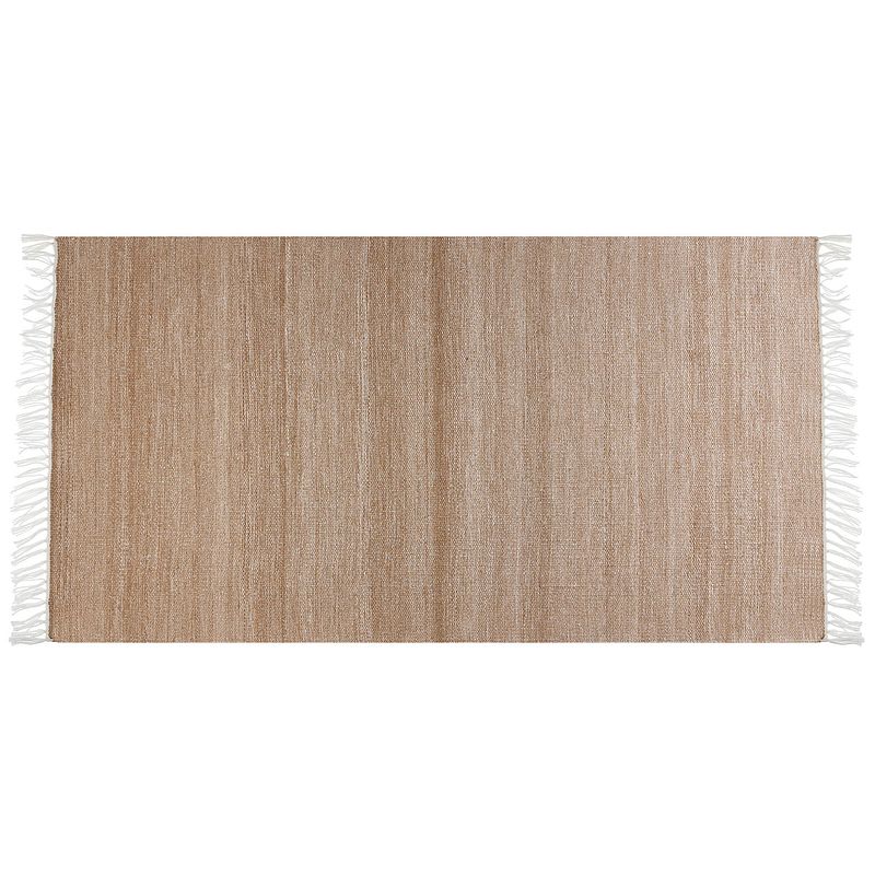 Foto van Beliani malhia - gevlochten-beige-synthetisch materiaal