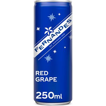 Foto van Fernandes red grape sparkling lemonade 250ml bij jumbo