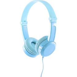 Foto van Onanoff travel on ear headset kabel kinderen blauw vouwbaar, headset, volumebegrenzing