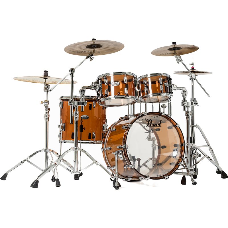 Foto van Pearl crb504p/c755 limited edition crystal beat 4-delige shell set liquid smoke