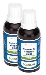Foto van Bonusan vitamine d3 5 mcg druppels duoverpakking