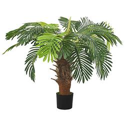 Foto van Infiori kunstplant met pot cycaspalm 90 cm groen