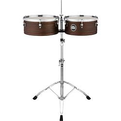 Foto van Meinl mts1415rr-m marathon series antique finish timbales 14 & 15 inch x 6.5 inch