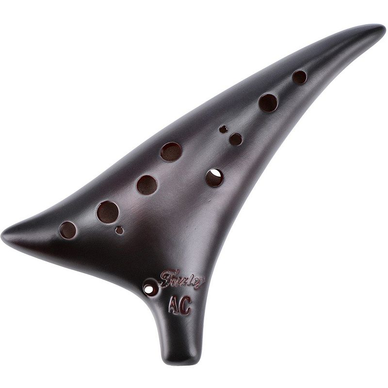 Foto van Fazley protune ocarina 10cac12sm smoked alt ocarina in c majeur met 12 vingergaten